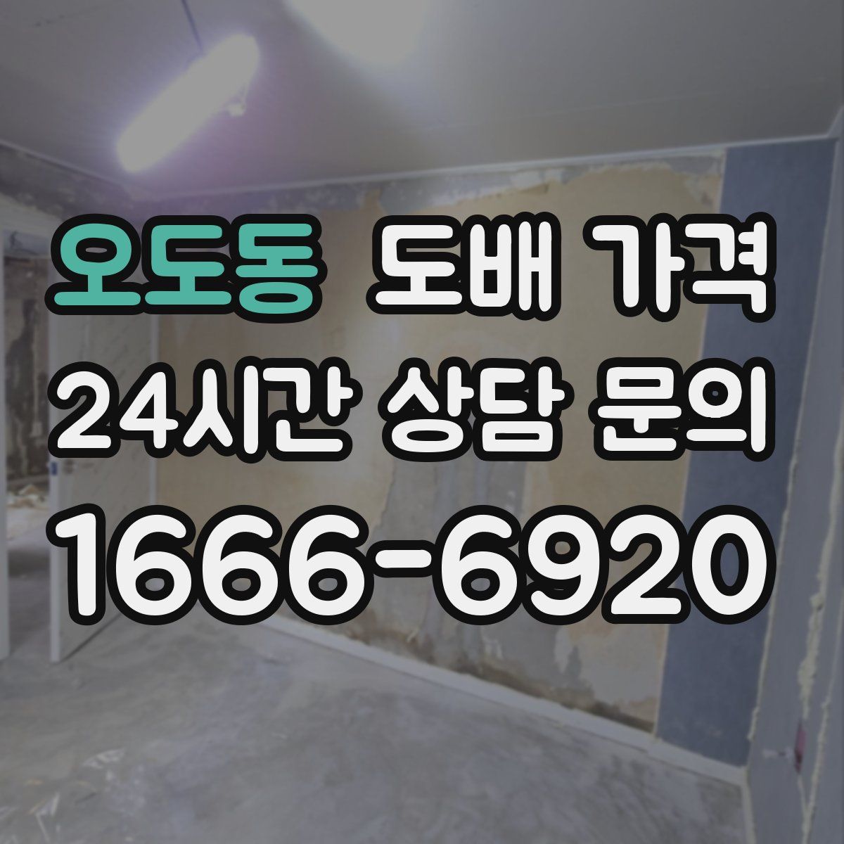 오도동 도배 가격