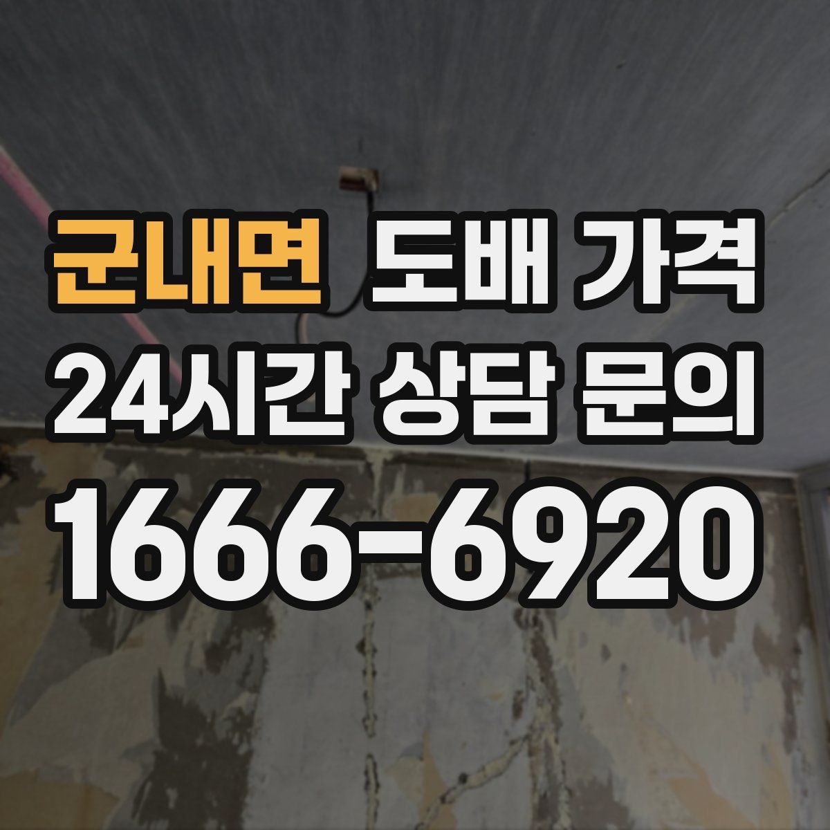 군내면 도배 가격