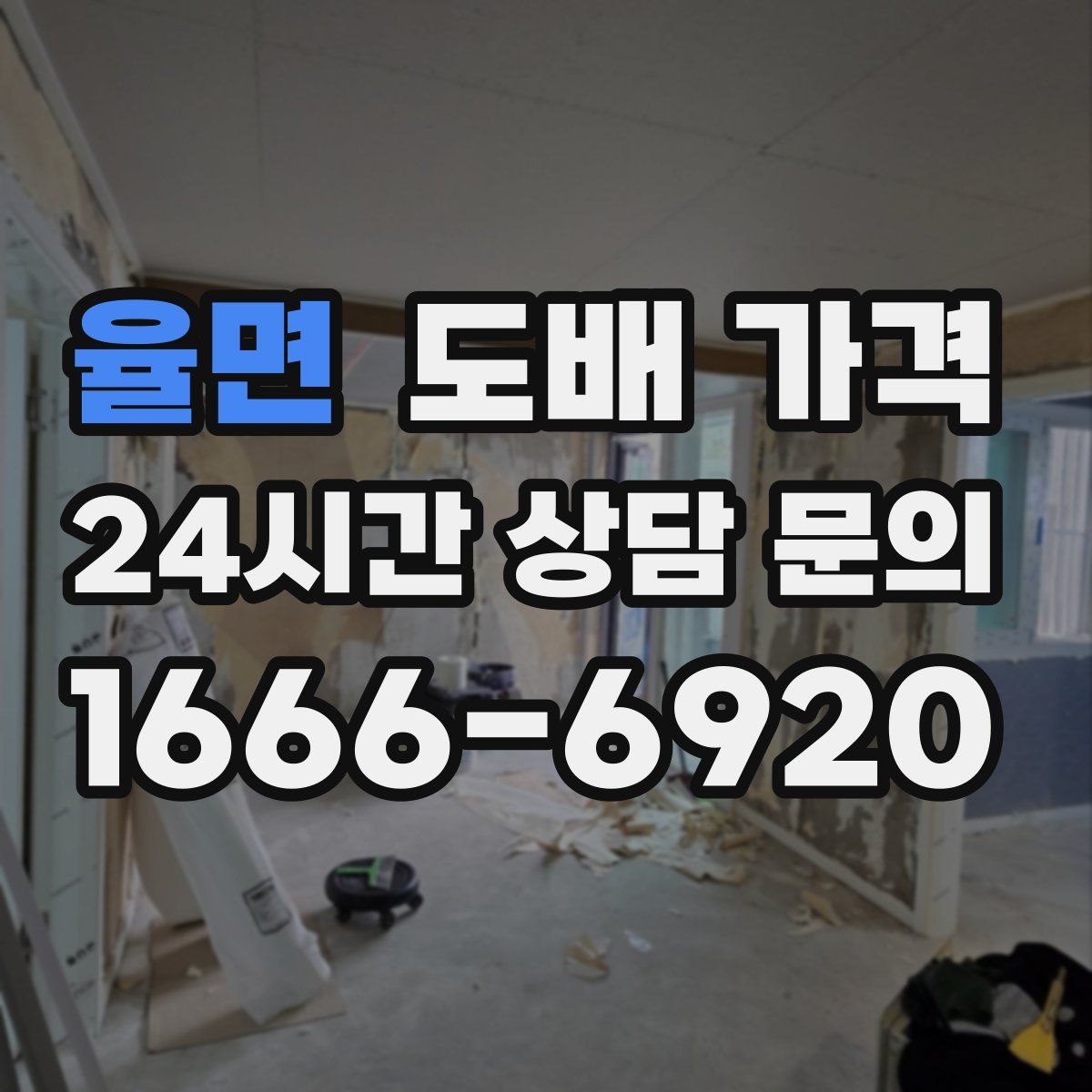 율면 도배 가격