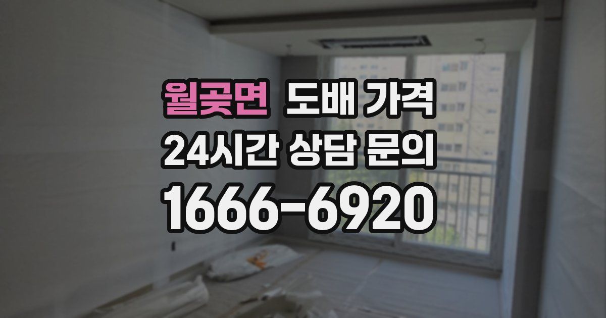 월곶면 도배 가격