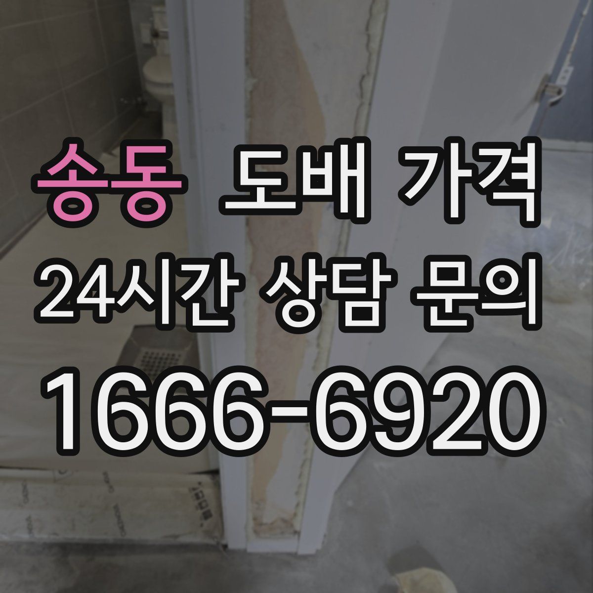 송동 도배 가격