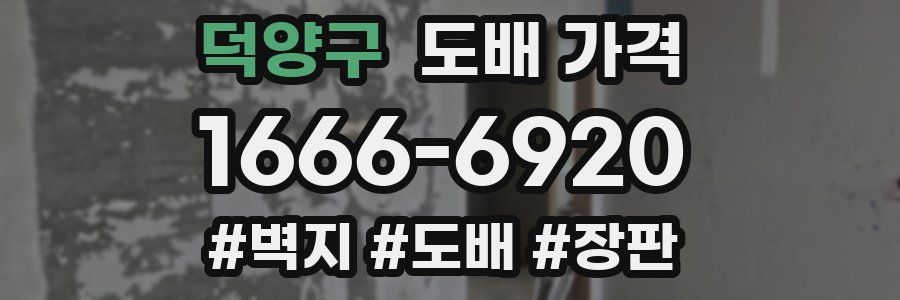 덕양구 도배 가격
