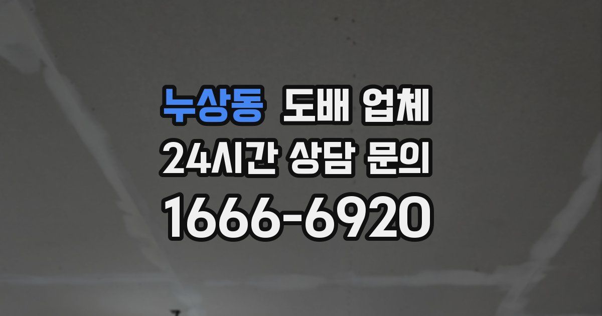 누상동 도배 업체