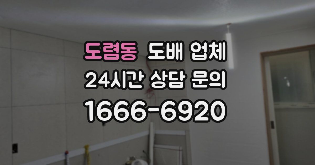 도렴동 도배 업체