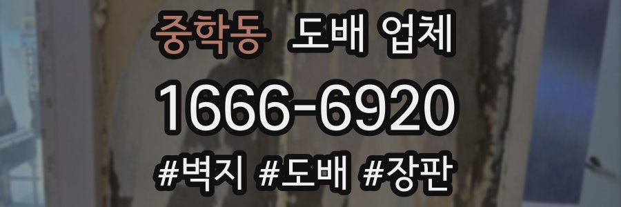 중학동 도배 업체