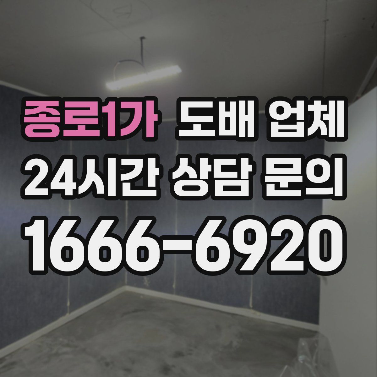종로1가 도배 업체
