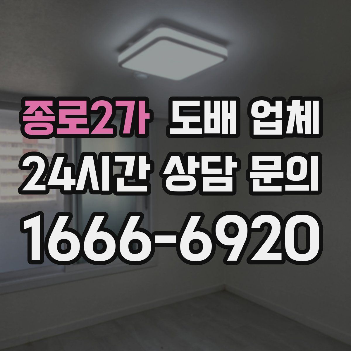 종로2가 도배 업체