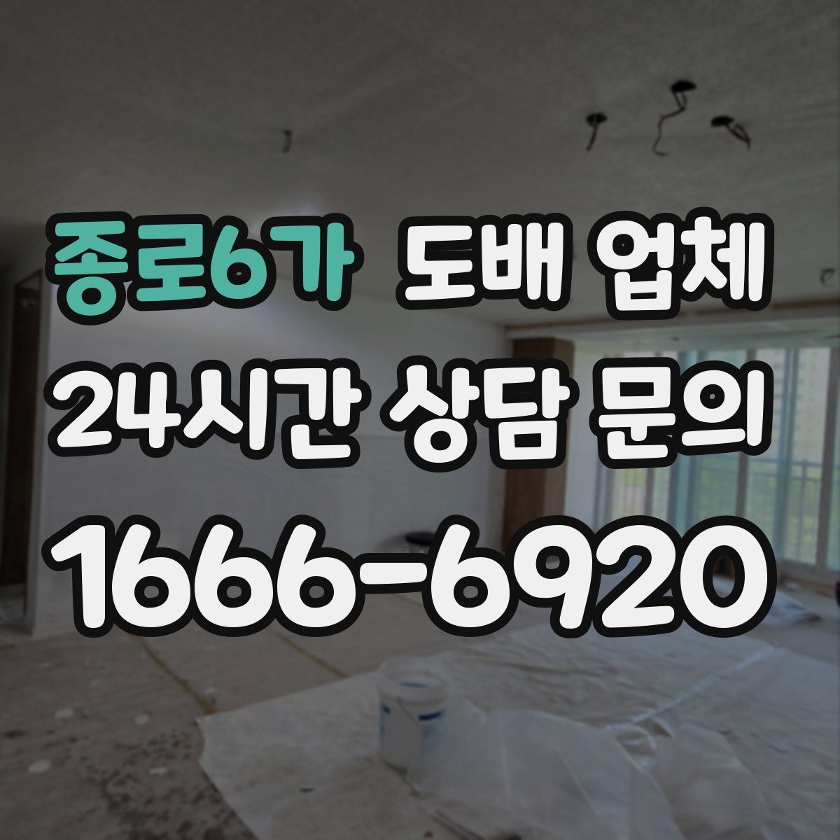 종로6가 도배 업체