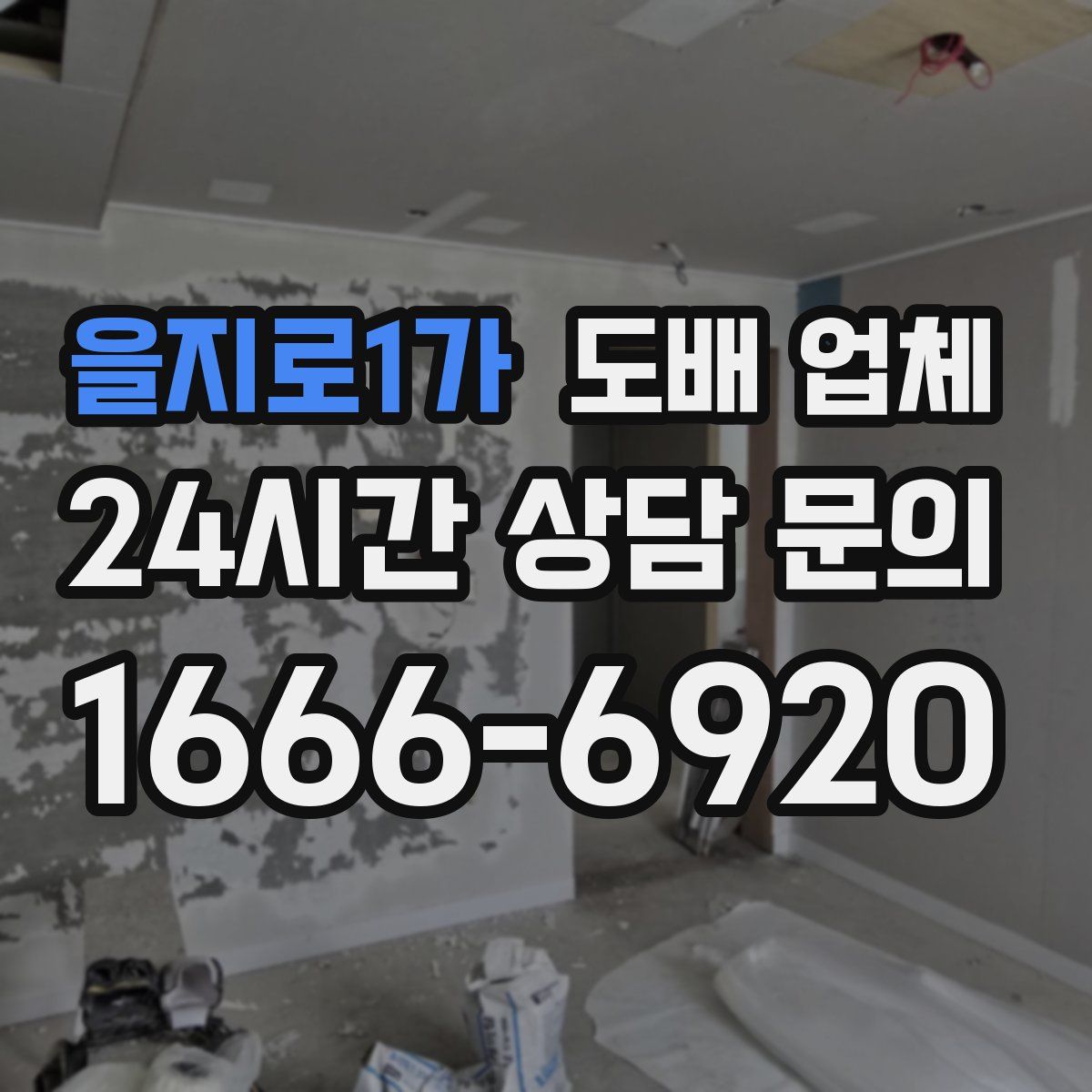 을지로1가 도배 업체