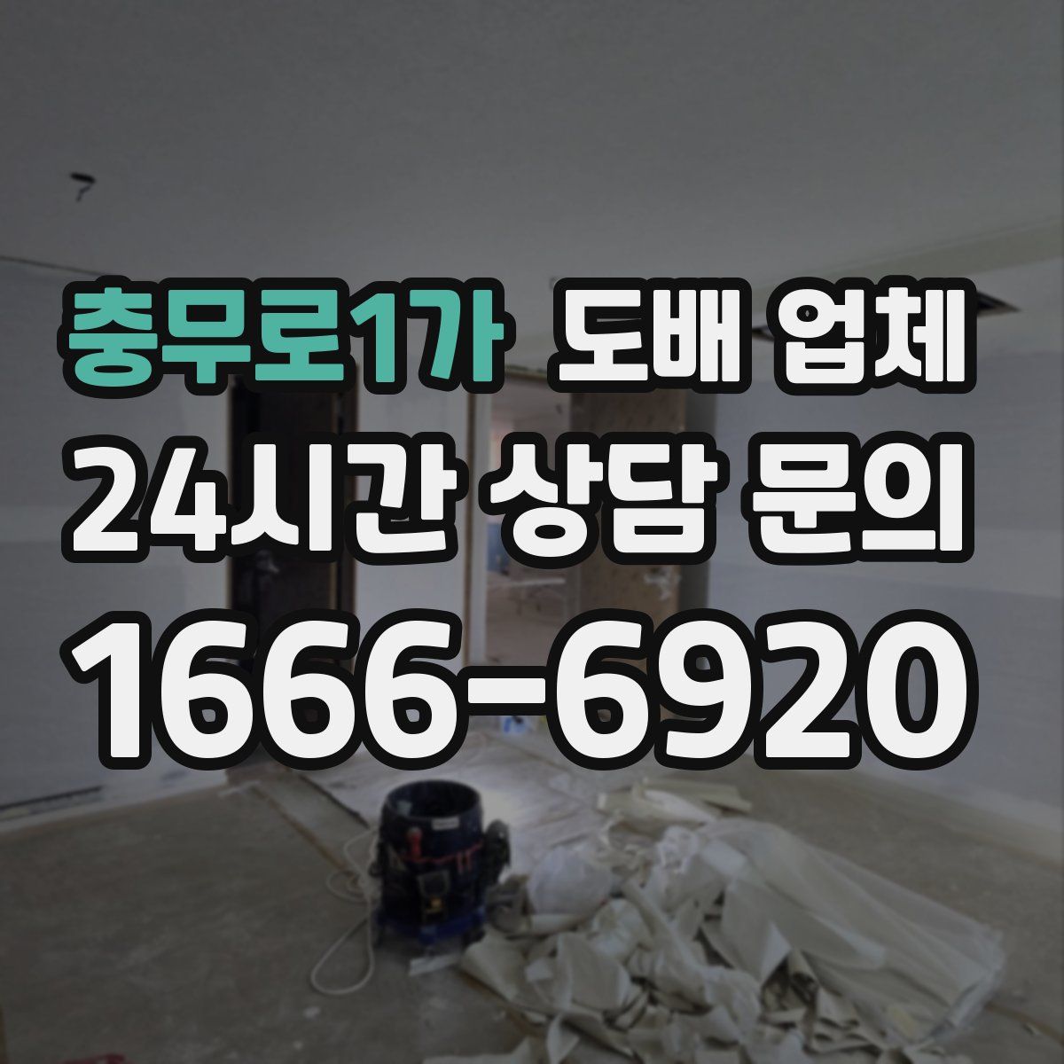 충무로1가 도배 업체