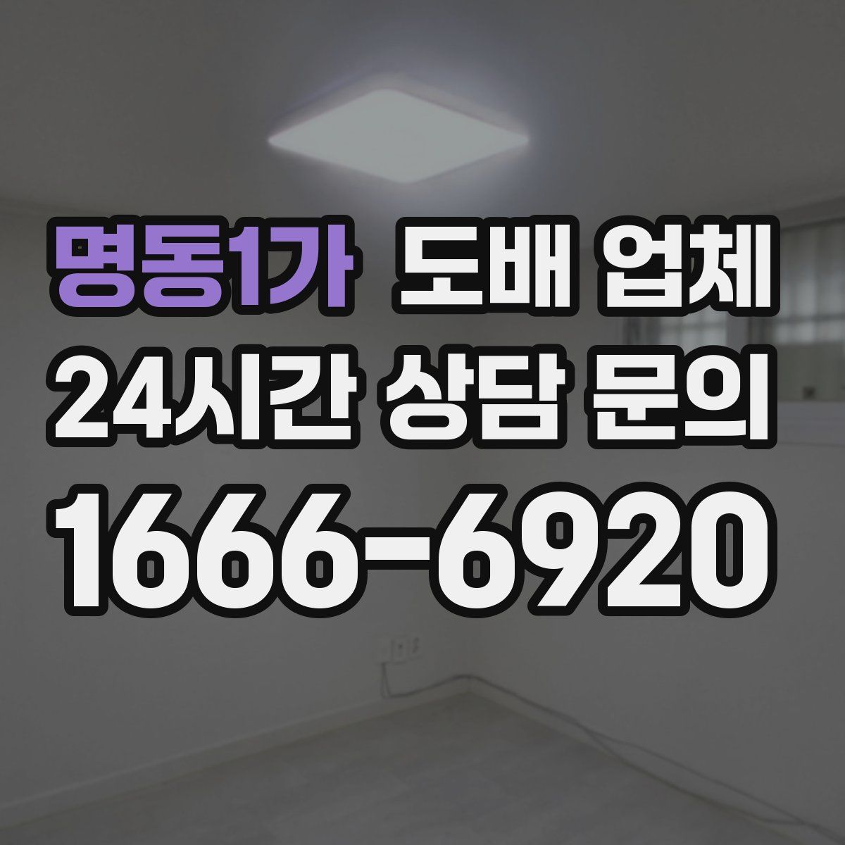 명동1가 도배 업체