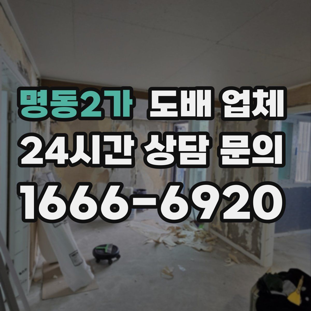 명동2가 도배 업체