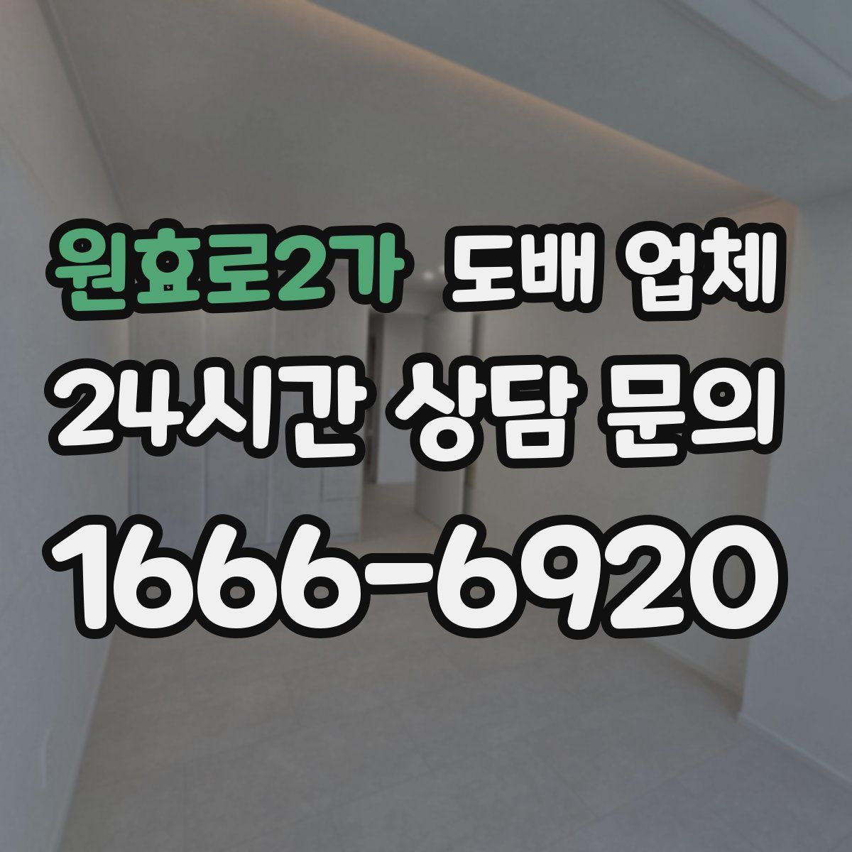 원효로2가 도배 업체