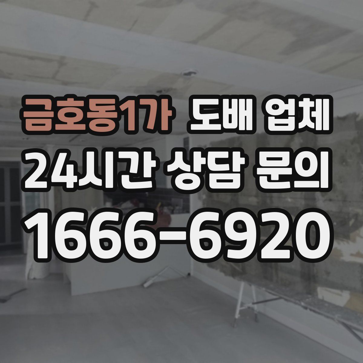 금호동1가 도배 업체
