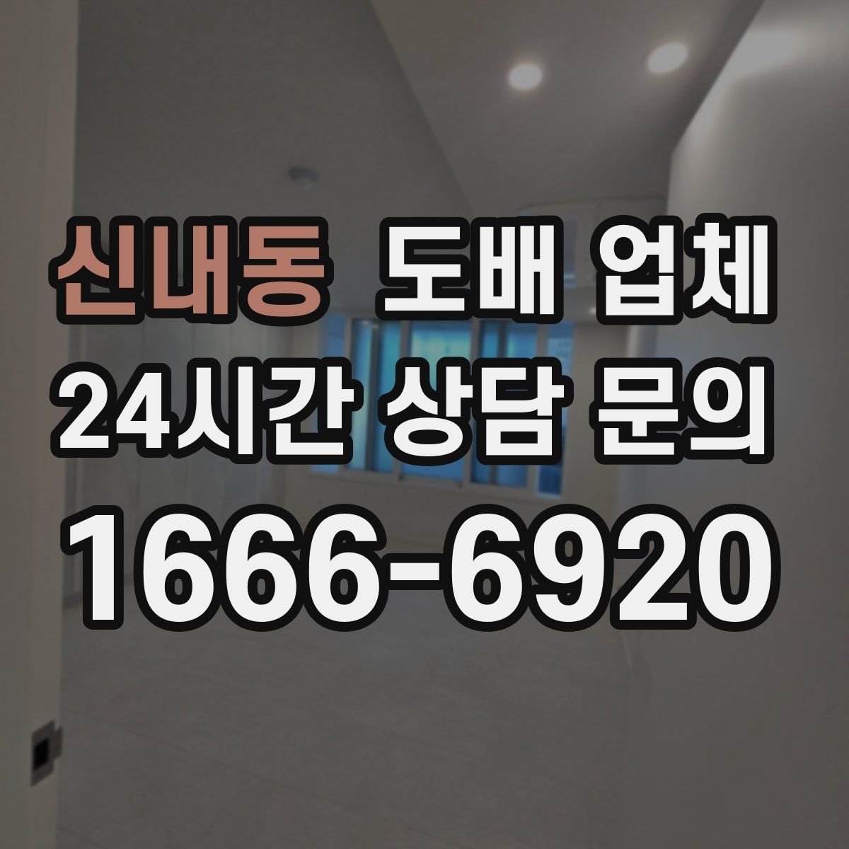신내동 도배 업체