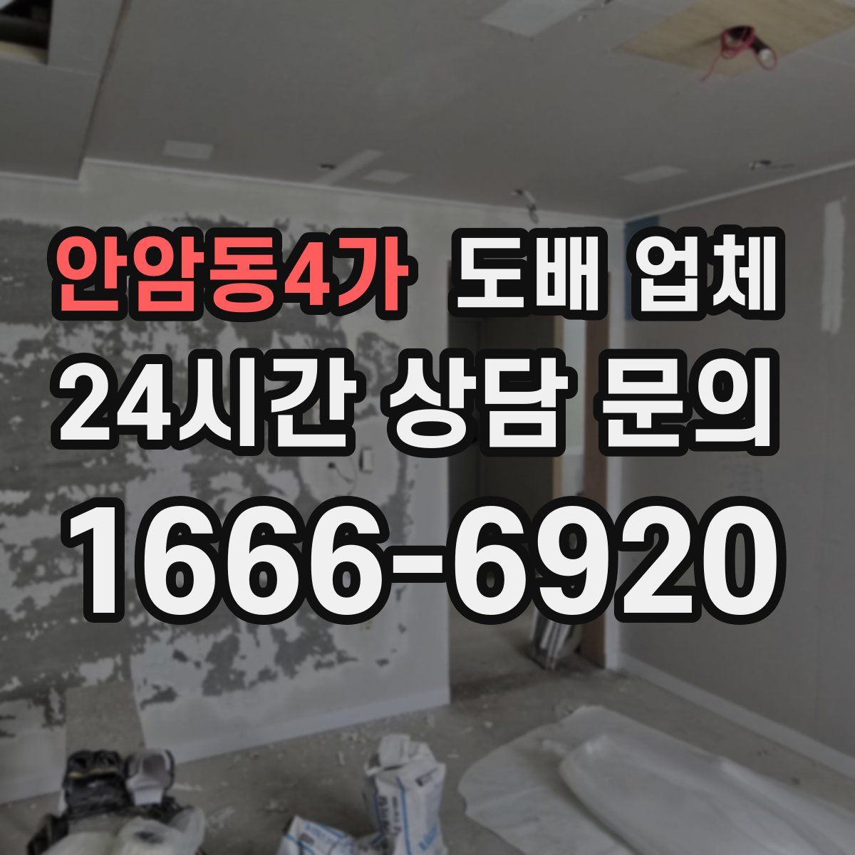 안암동4가 도배 업체
