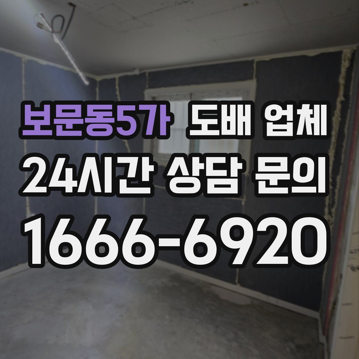 보문동5가 도배 업체