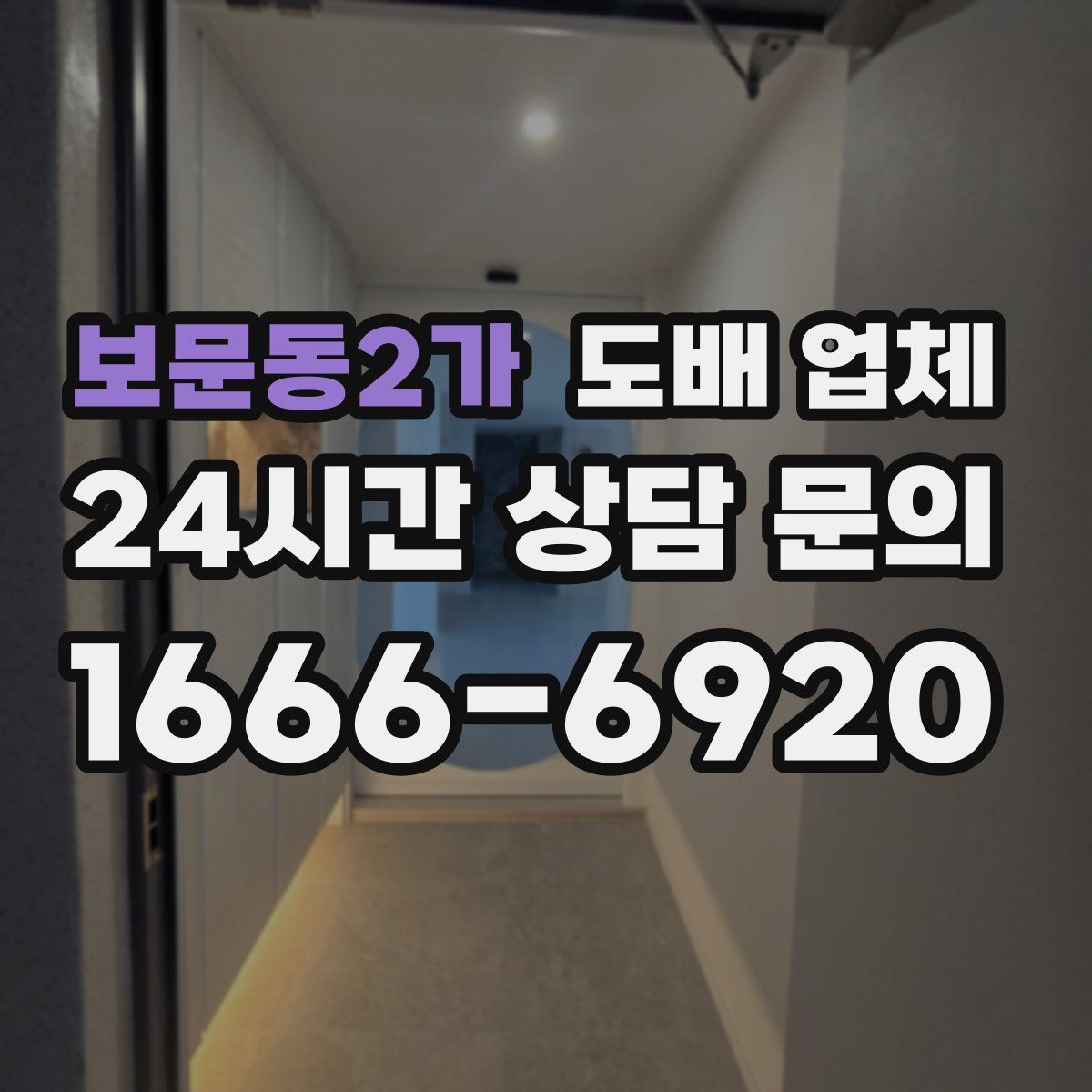 보문동2가 도배 업체
