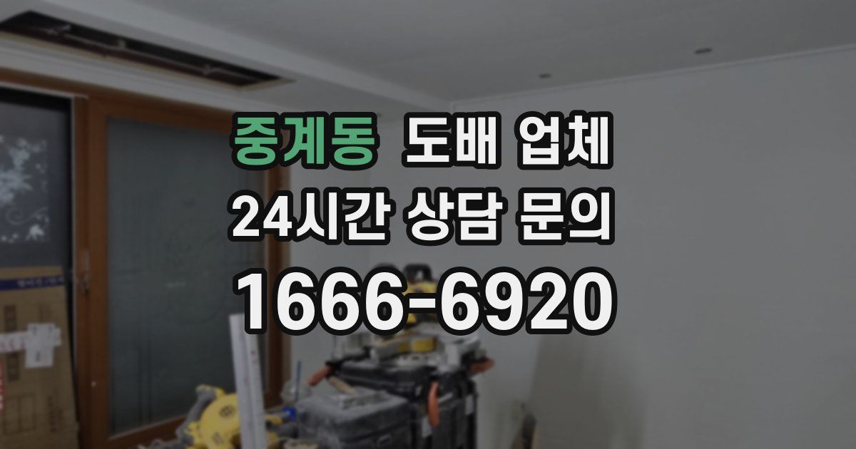 중계동 도배 업체