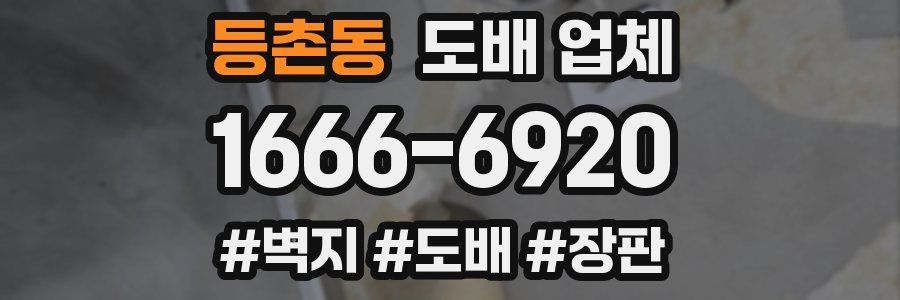 등촌동 도배 업체