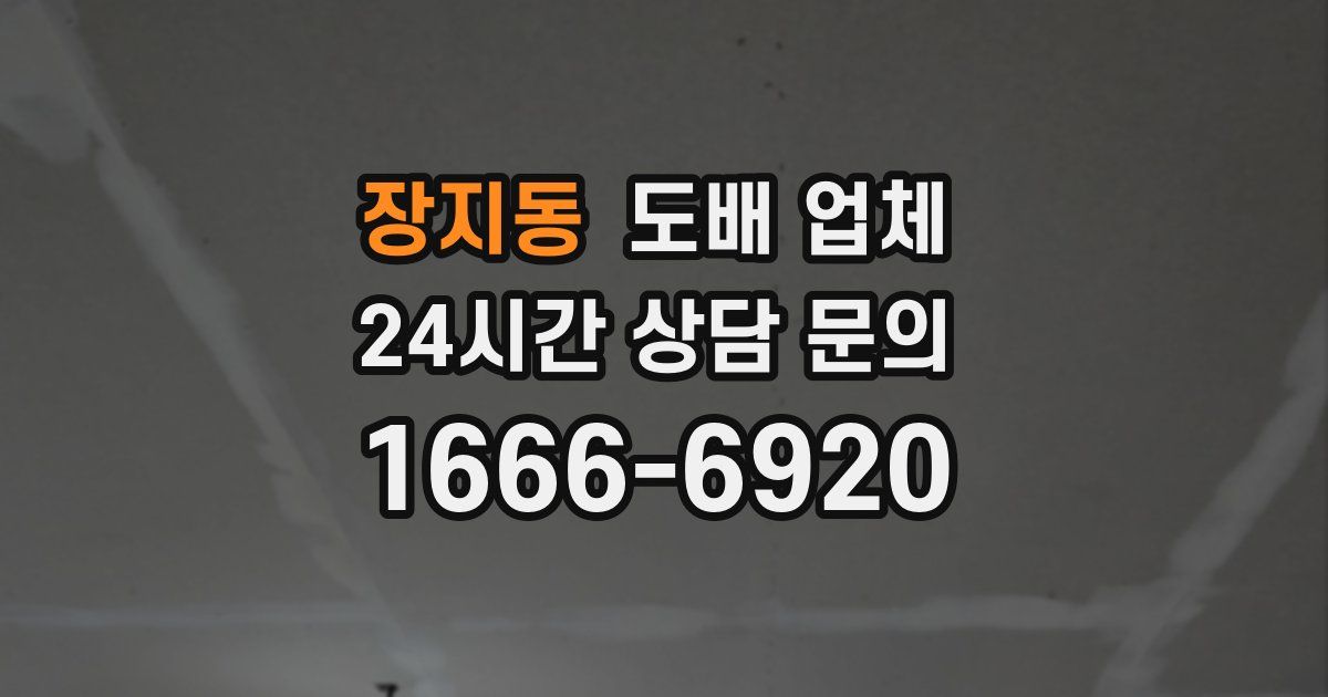 장지동 도배 업체