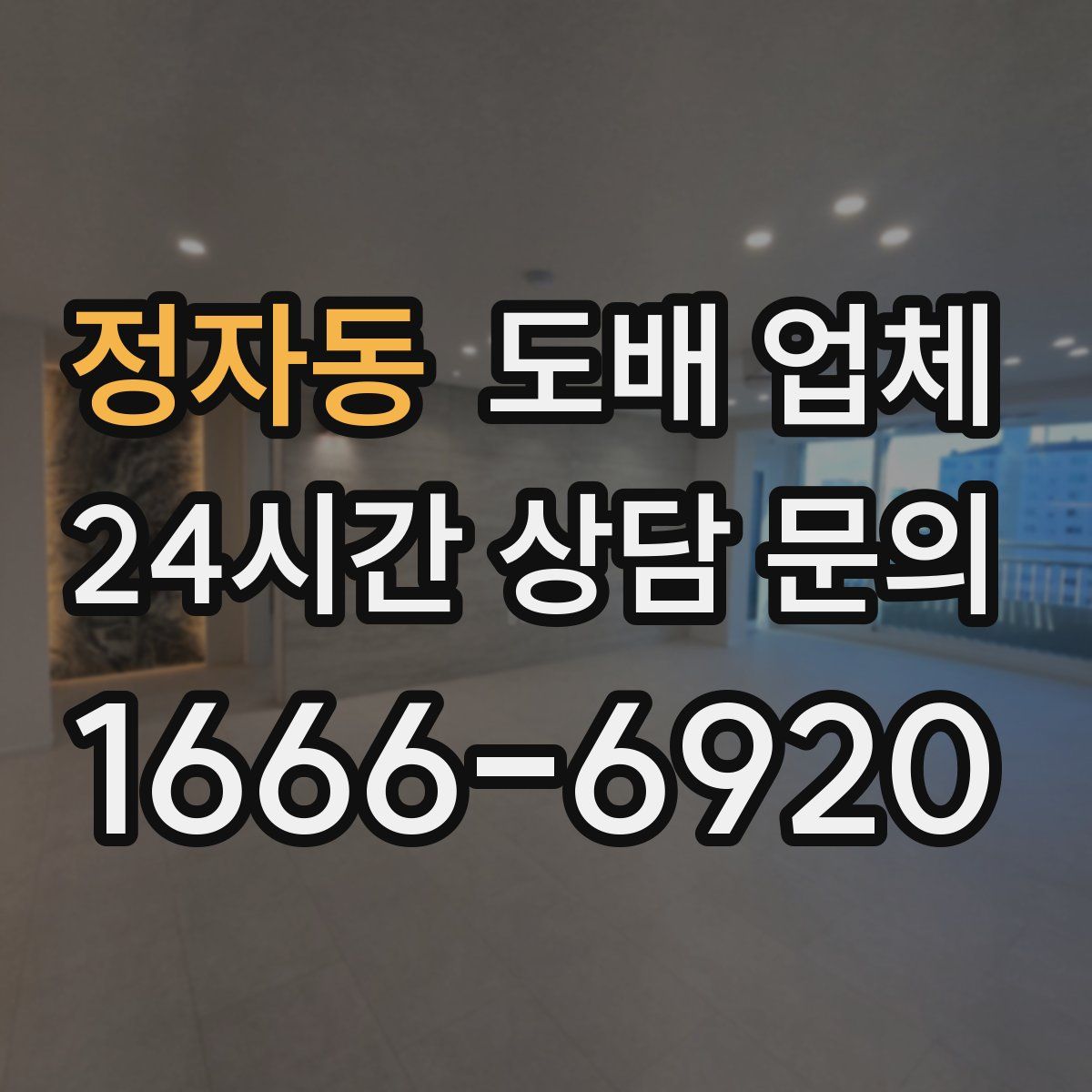 정자동 도배 업체