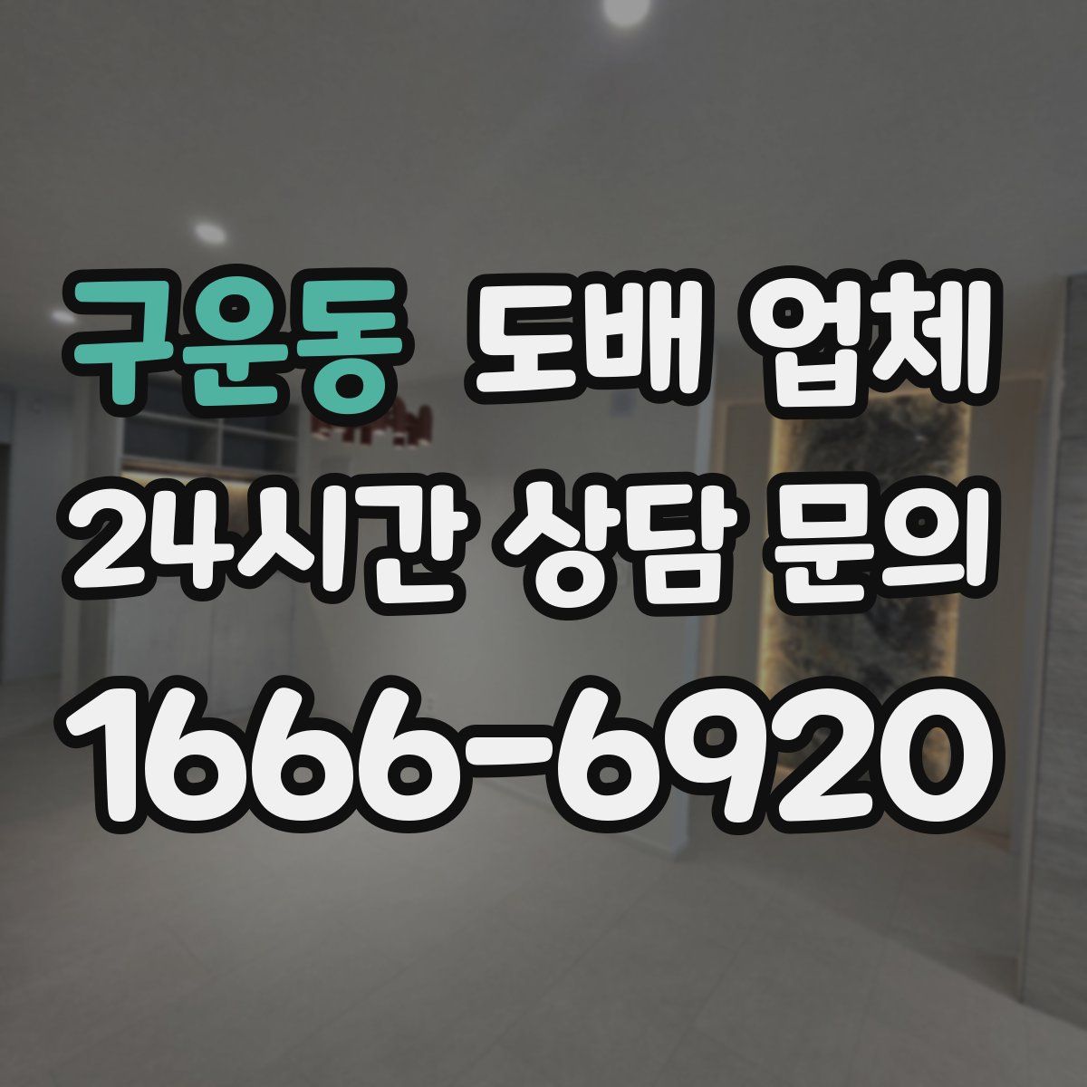구운동 도배 업체