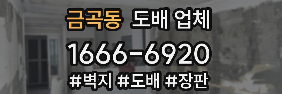 금곡동 도배 업체