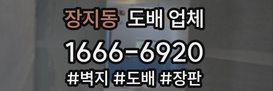 장지동 도배 업체