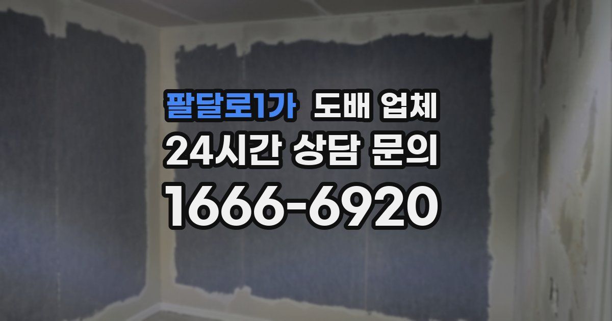 팔달로1가 도배 업체
