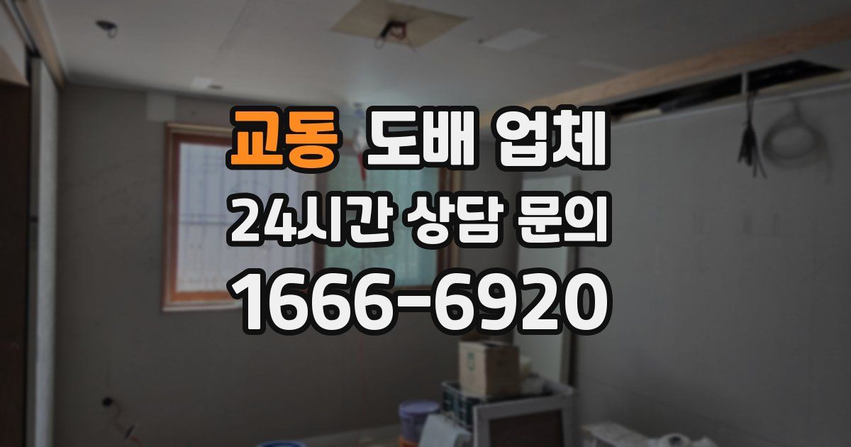 교동 도배 업체