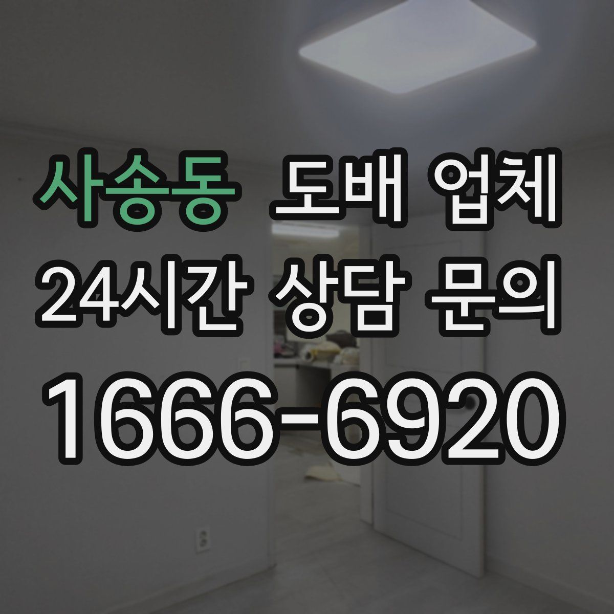 사송동 도배 업체