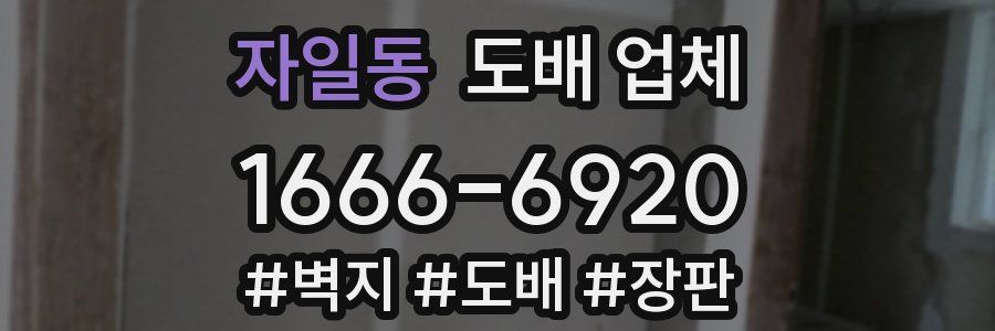 자일동 도배 업체