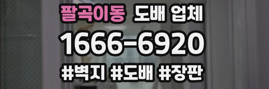 팔곡이동 도배 업체