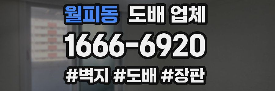 월피동 도배 업체