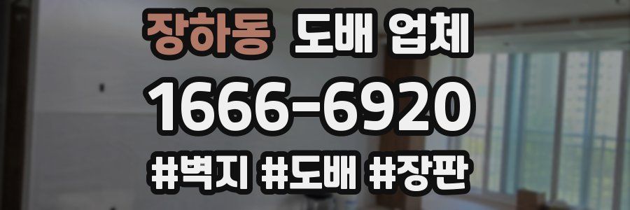 장하동 도배 업체