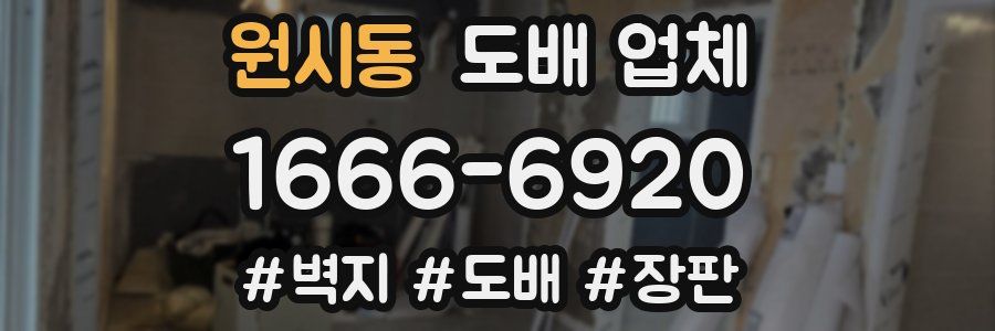 원시동 도배 업체