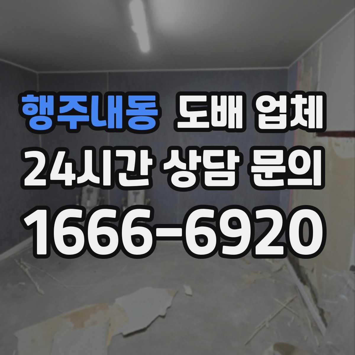 행주내동 도배 업체