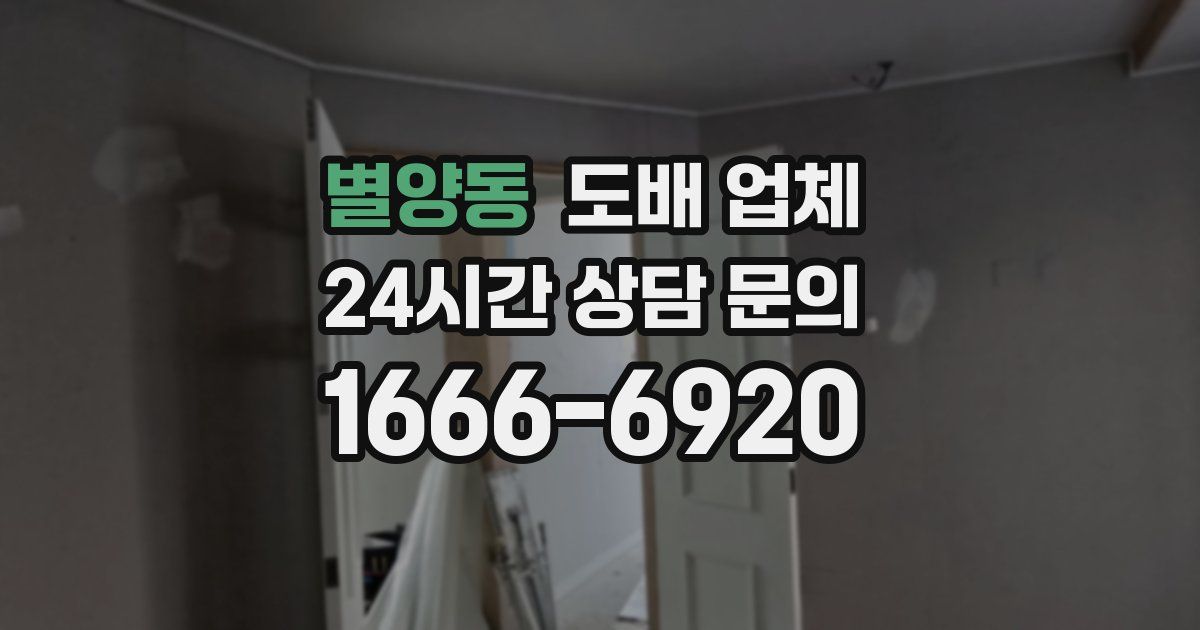 별양동 도배 업체