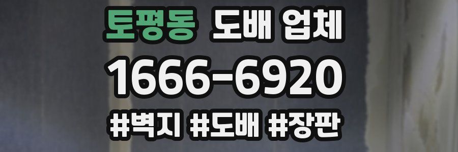 토평동 도배 업체