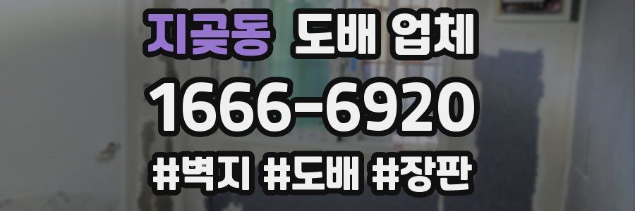 지곶동 도배 업체