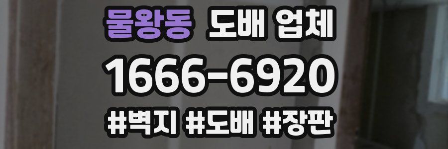 물왕동 도배 업체