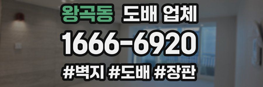 왕곡동 도배 업체