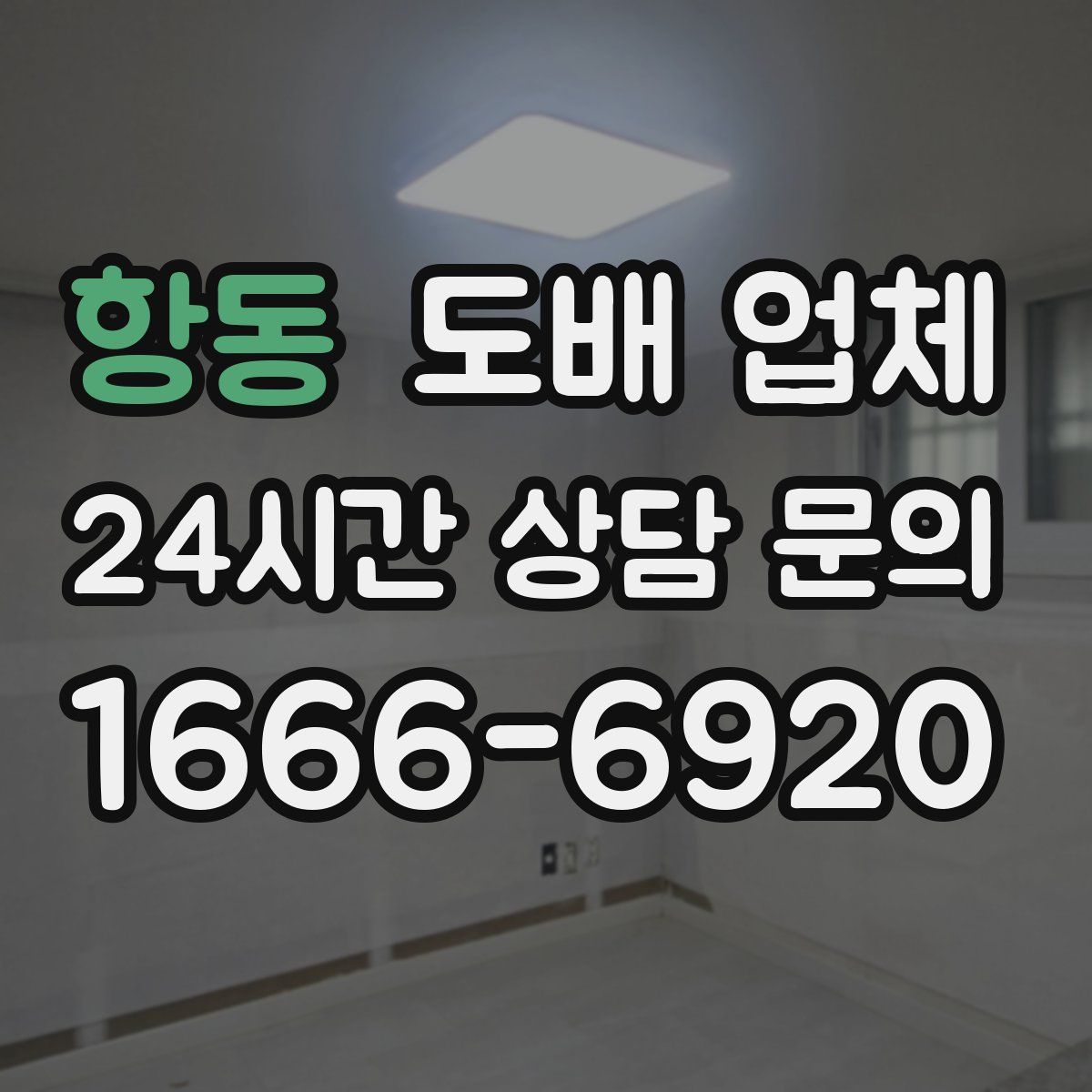 항동 도배 업체