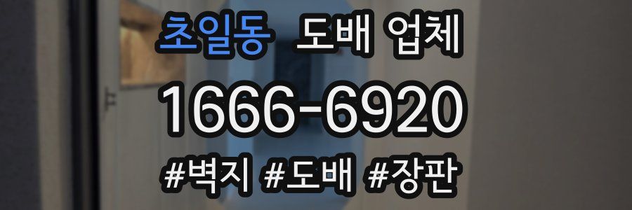 초일동 도배 업체