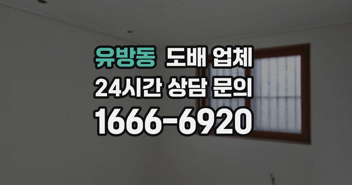 유방동 도배 업체
