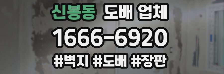 신봉동 도배 업체
