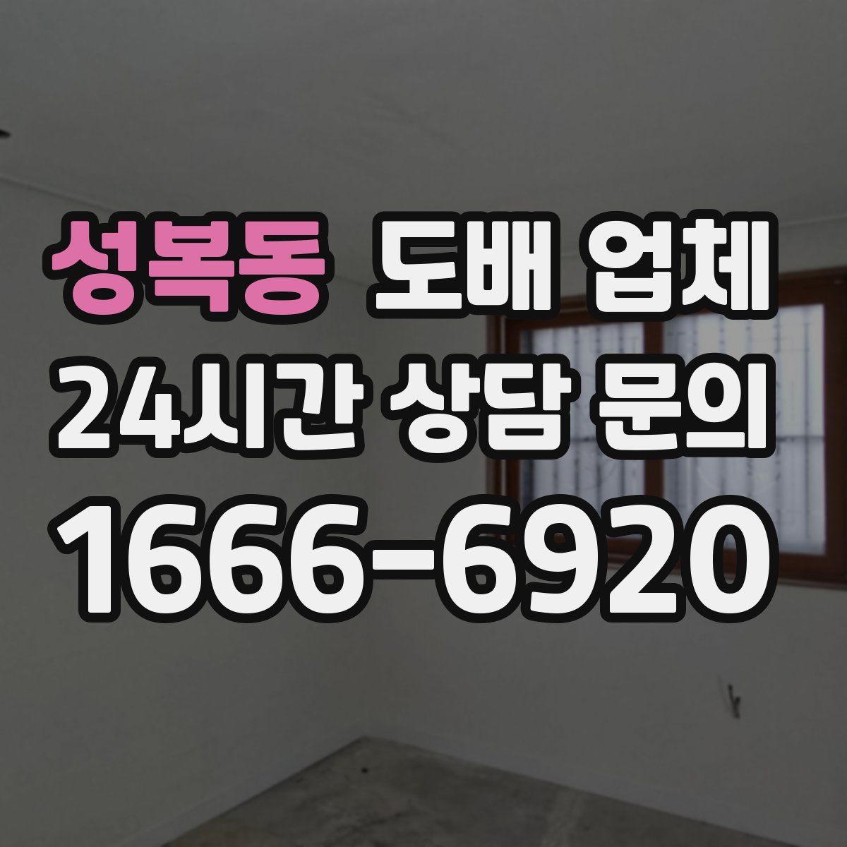 성복동 도배 업체