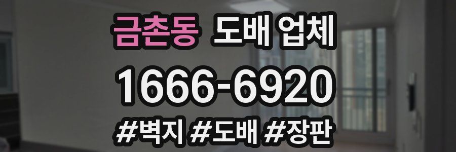 금촌동 도배 업체