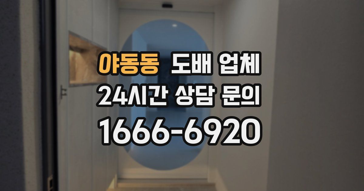 야동동 도배 업체